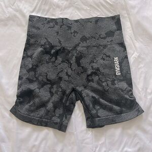 Gymshark Black Camo Shorts